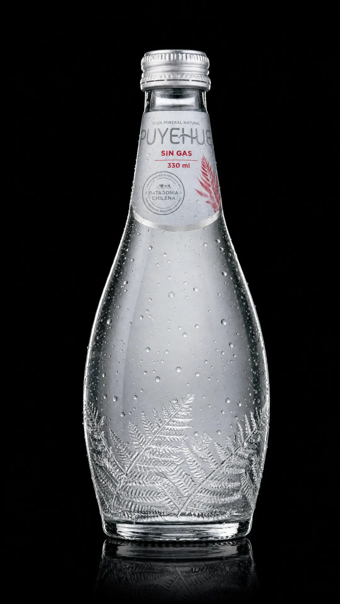 Puyehue in a glass bottle