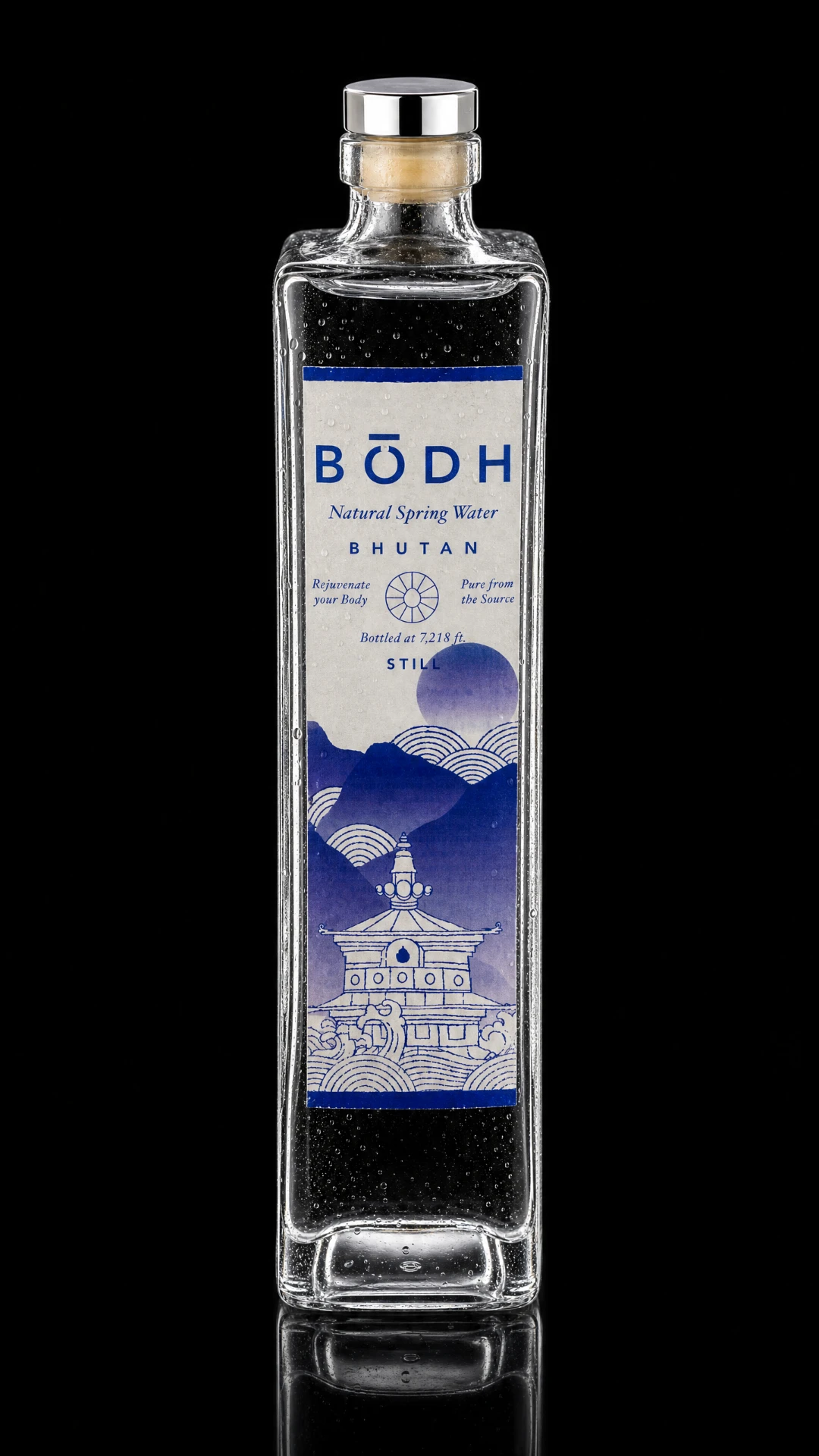 BŌDH in a glass bottle