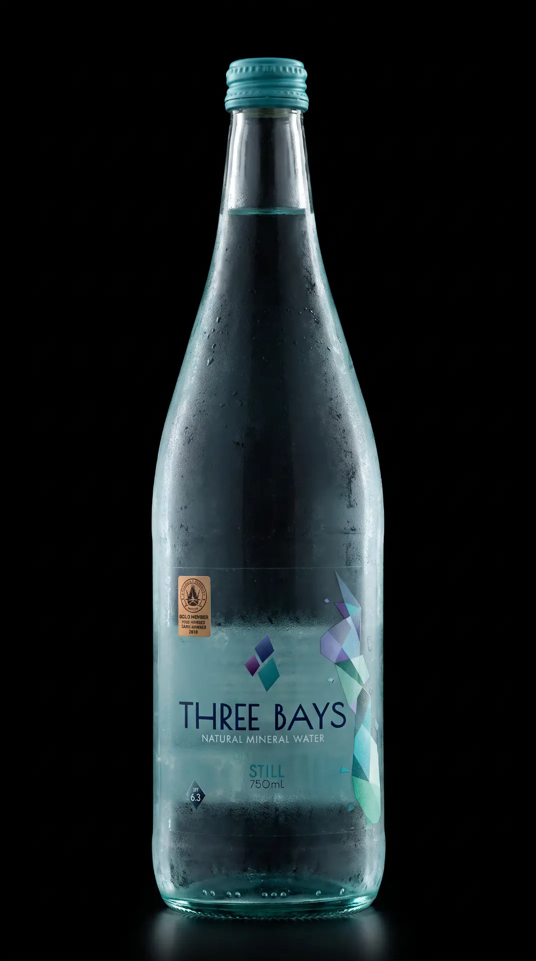 Three Bays in a glass bottle