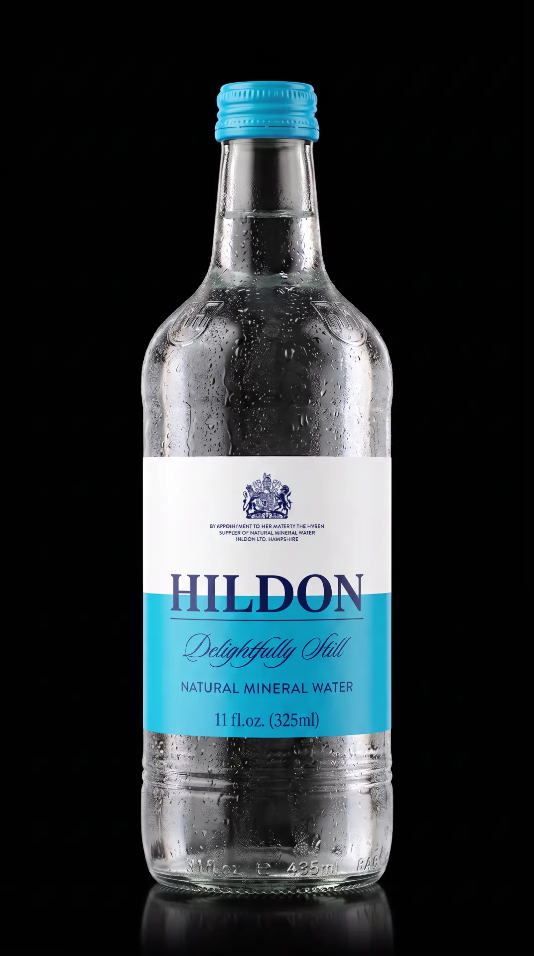 Hildon in a glass bottle