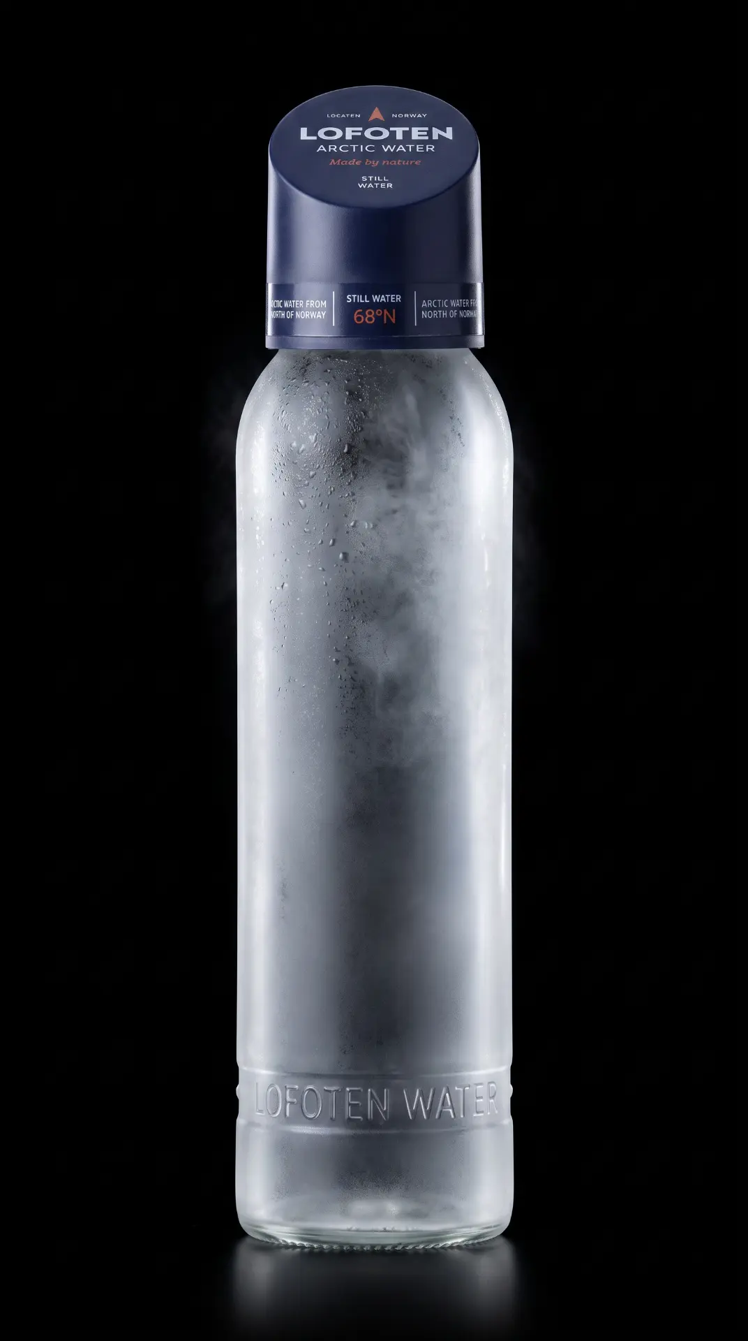 Lofoten Water in a glass bottle