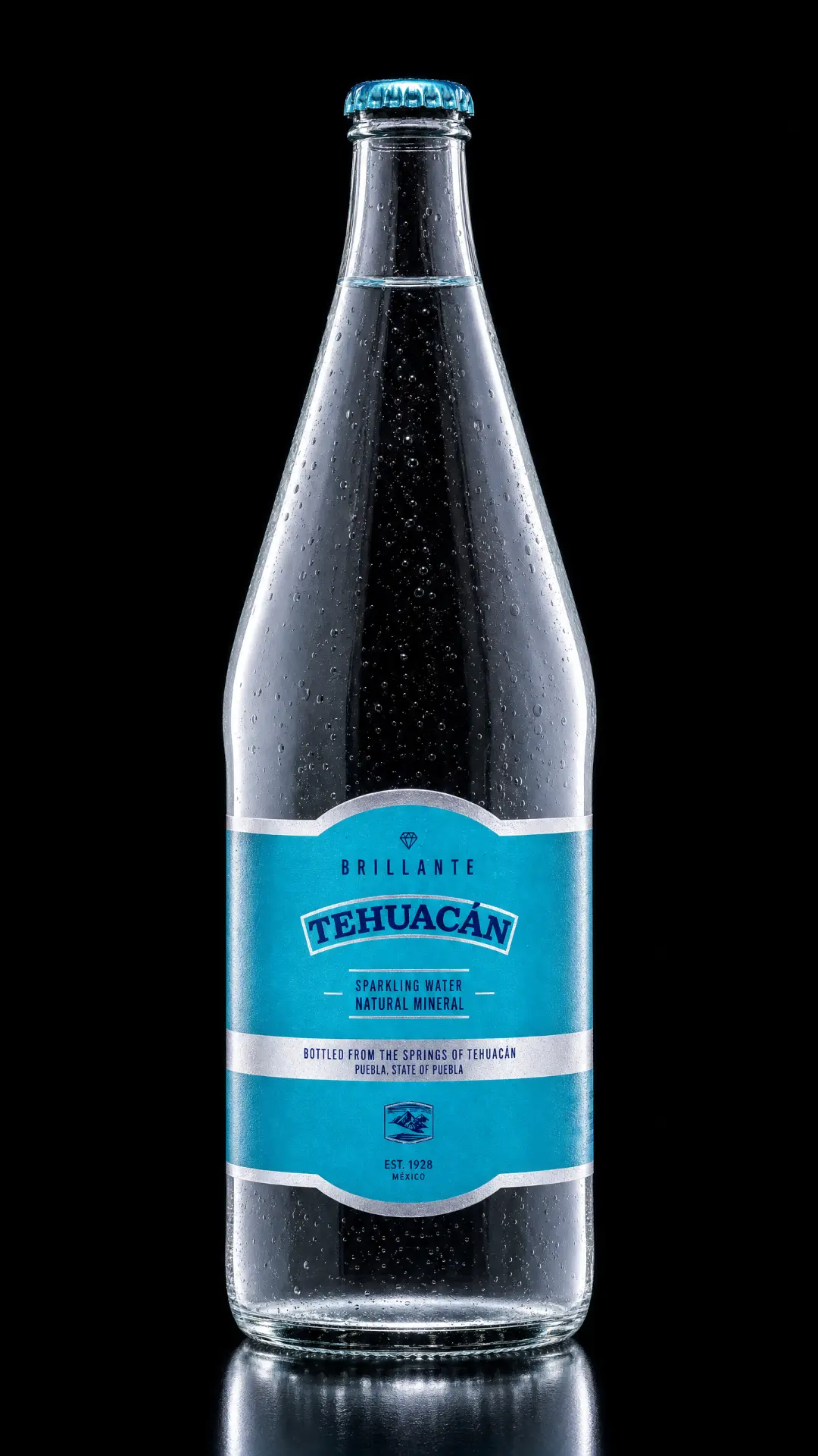 Tehuacán in a glass bottle